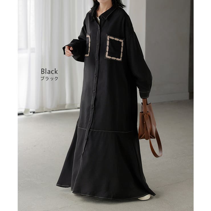 ワンピース シャツ 長袖 | HUG.U | 詳細画像13 