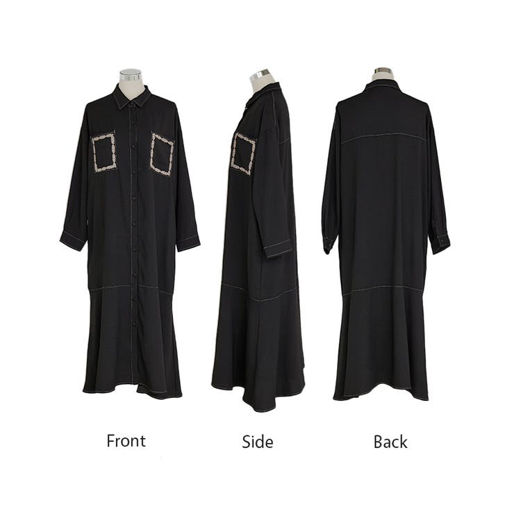 ワンピース シャツ 長袖 | HUG.U | 詳細画像23 