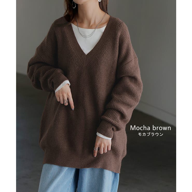 超美品】Acne Studio Vネック モヘア ニット ブラウン YOKE/ヨーク