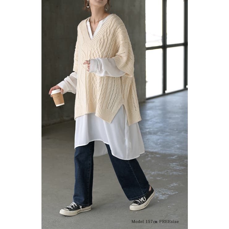 ワンピース シャツ チュニック | HUG.U | 詳細画像13 