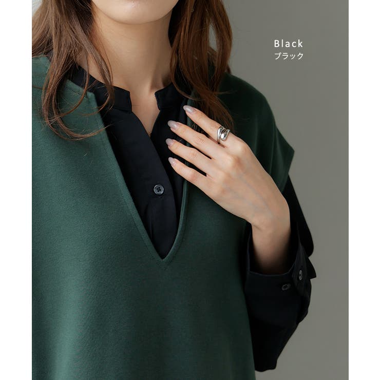 ワンピース シャツ チュニック | HUG.U | 詳細画像14 