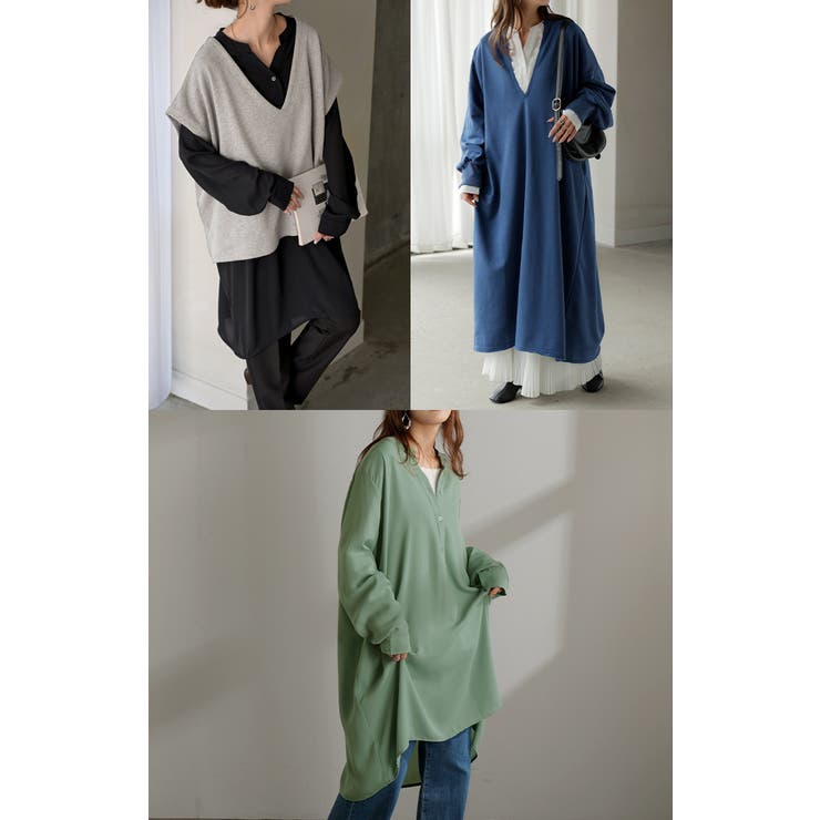 ワンピース シャツ チュニック | HUG.U | 詳細画像21 