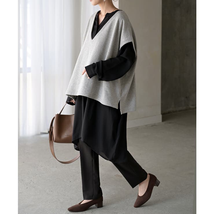 ブラック | ワンピース シャツ チュニック | HUG.U