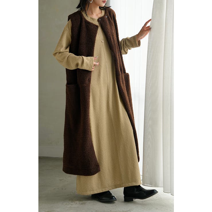 ワンピース ロング カットソー | HUG.U | 詳細画像15 