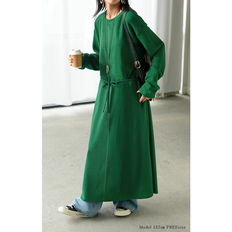 ワンピース ロング カットソー | HUG.U | 詳細画像20 