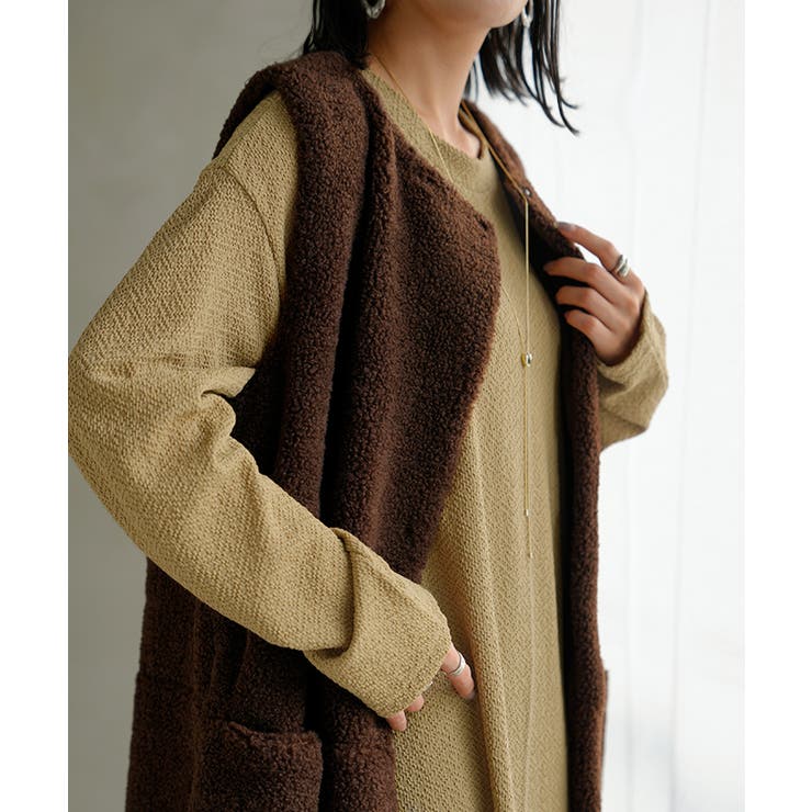 ワンピース ロング カットソー | HUG.U | 詳細画像4 