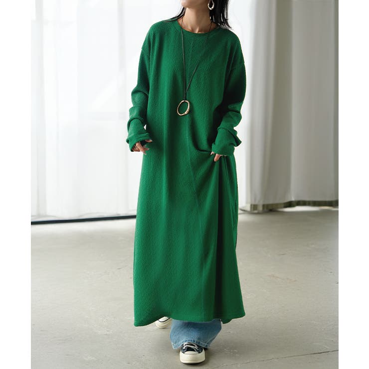 ワンピース ロング カットソー | HUG.U | 詳細画像5 