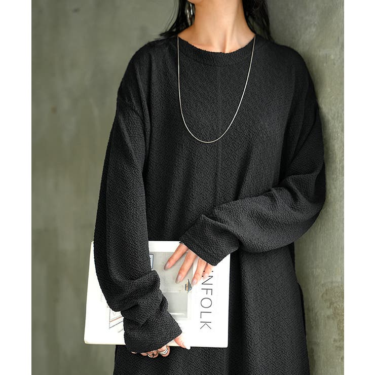 ワンピース ロング カットソー | HUG.U | 詳細画像9 