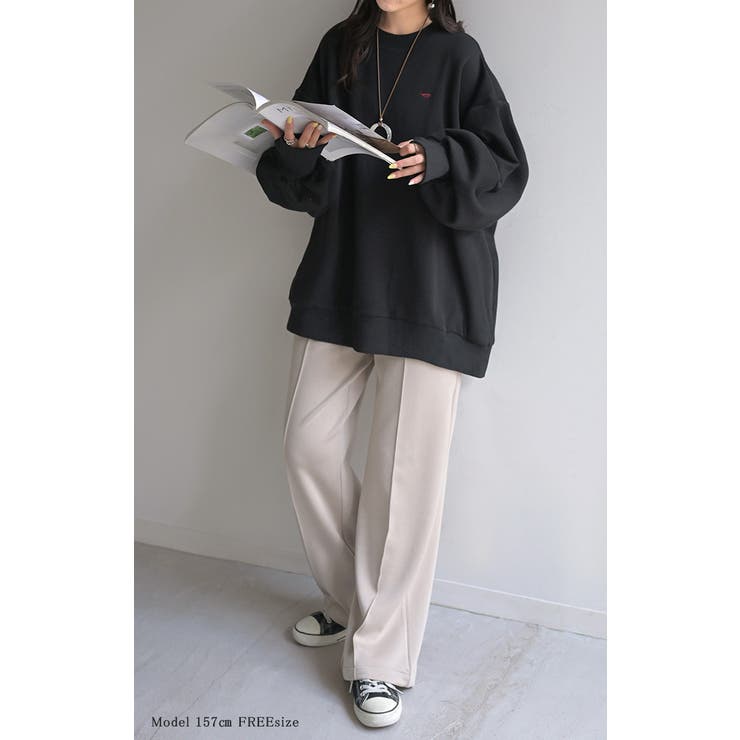 スウェット 裏シャギー 刺繍 | HUG.U | 詳細画像19 