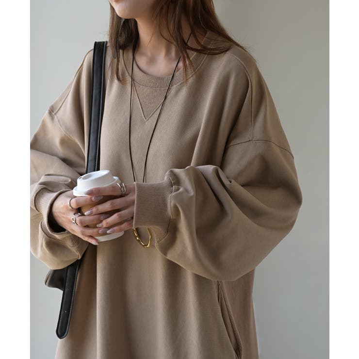 ワンピース スウェット お手入れ簡単 | HUG.U | 詳細画像11 