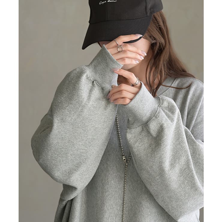 ワンピース スウェット お手入れ簡単 | HUG.U | 詳細画像3 