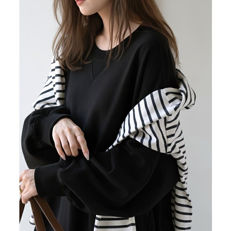 ワンピース スウェット お手入れ簡単 | HUG.U | 詳細画像6 