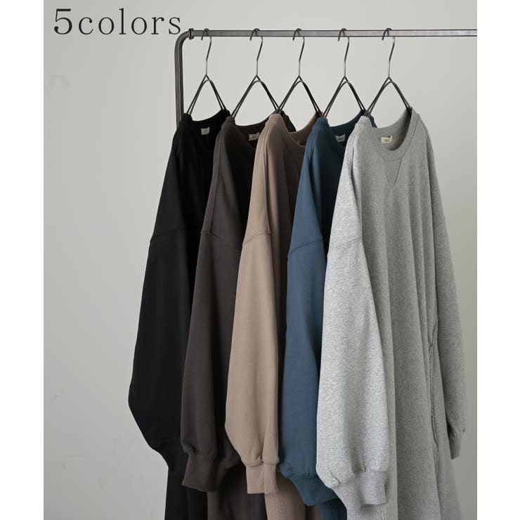 ワンピース スウェット お手入れ簡単 | HUG.U | 詳細画像9 