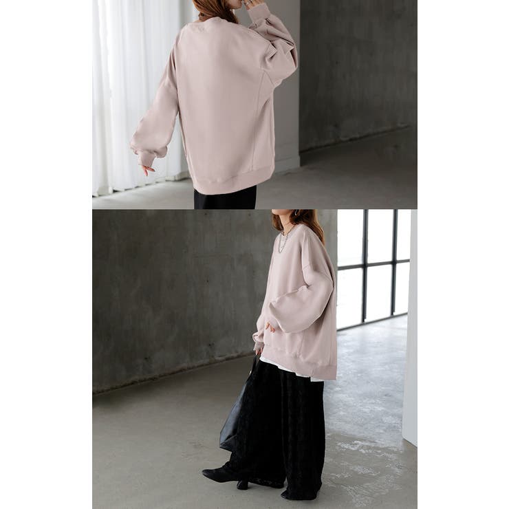 スウェット ロング ボリュームスリーブ | HUG.U | 詳細画像25 