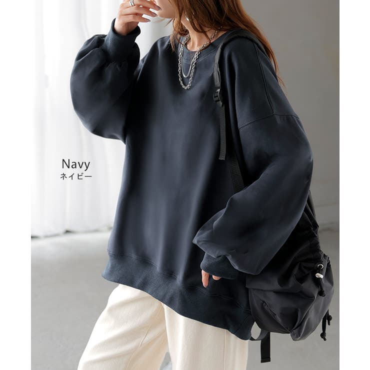 スウェット ロング ボリュームスリーブ | HUG.U | 詳細画像26 