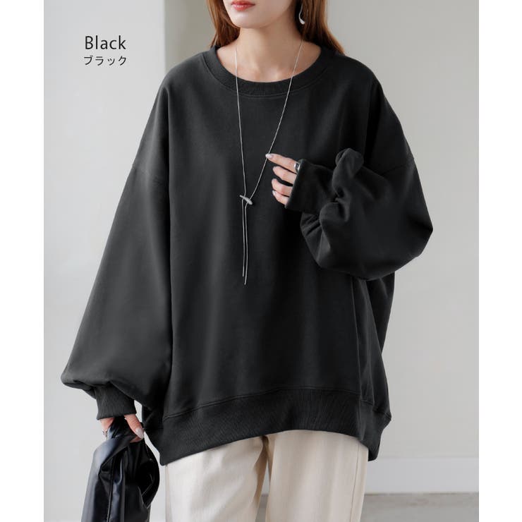 スウェット ロング ボリュームスリーブ | HUG.U | 詳細画像30 