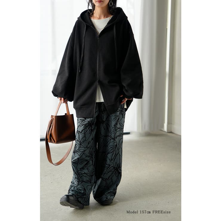 パーカー スウェット ワッフル | HUG.U | 詳細画像14 