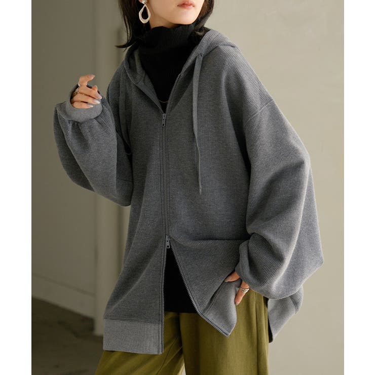 ストーングレー | パーカー スウェット ワッフル | HUG.U