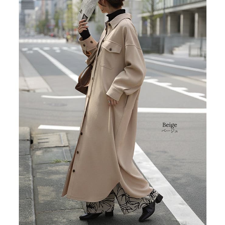 ワンピース シャツ 長袖 | HUG.U | 詳細画像13 