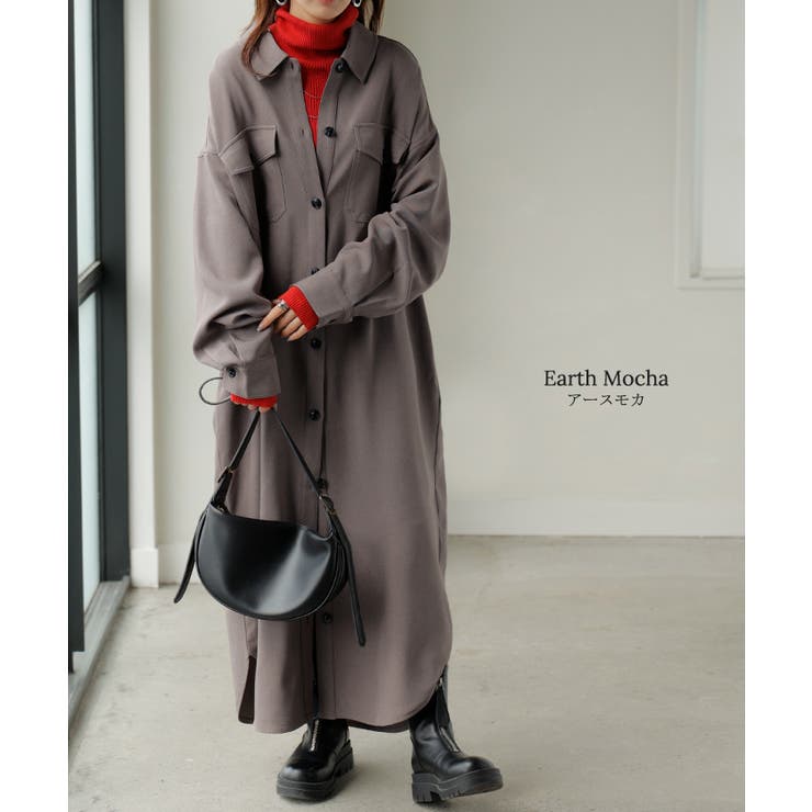 ワンピース シャツ 長袖 | HUG.U | 詳細画像17 