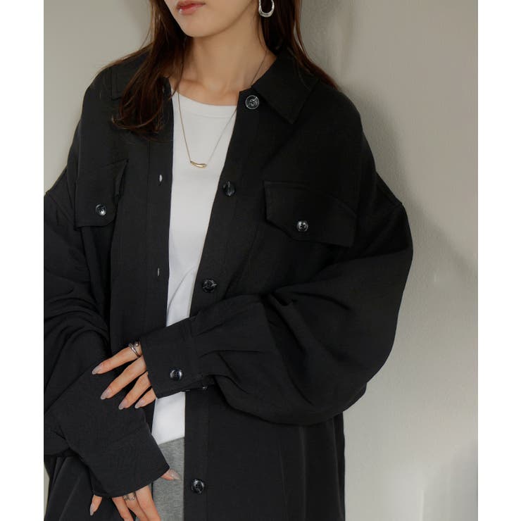 ワンピース シャツ 長袖 | HUG.U | 詳細画像3 