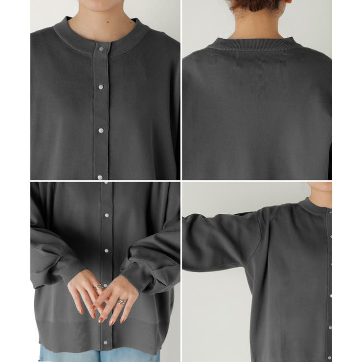 カーディガン スポンジニット 軽量 | HUG.U | 詳細画像24 