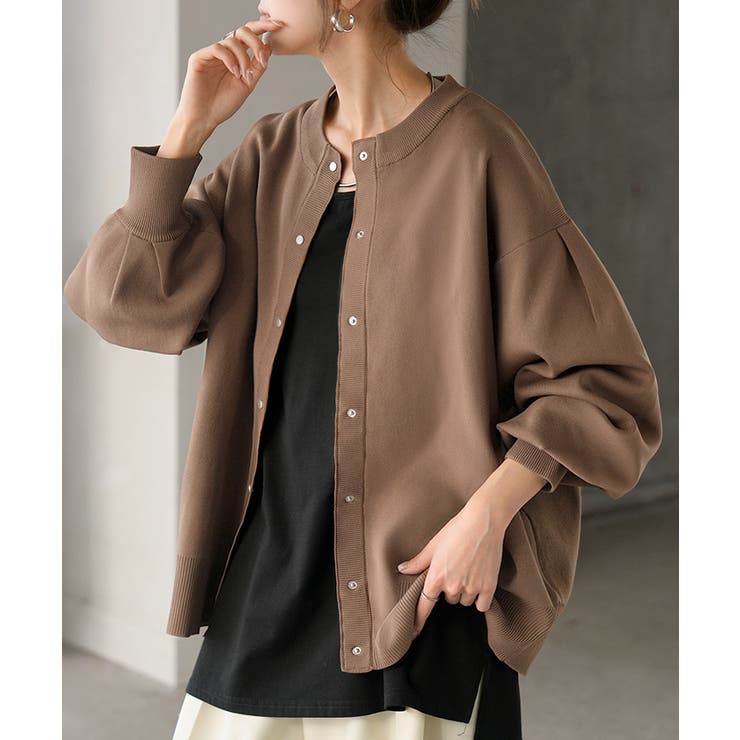 カーディガン スポンジニット 軽量 | HUG.U | 詳細画像5 