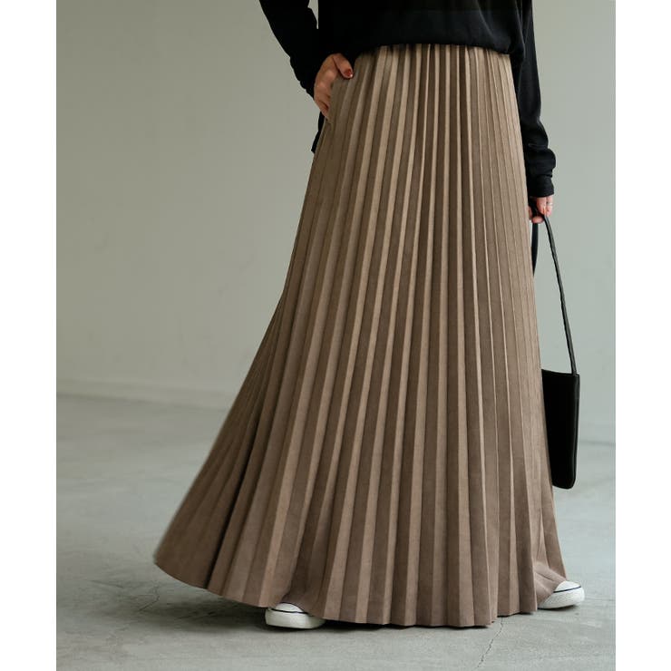 モカ | スカート ポンチ プリーツ | HUG.U