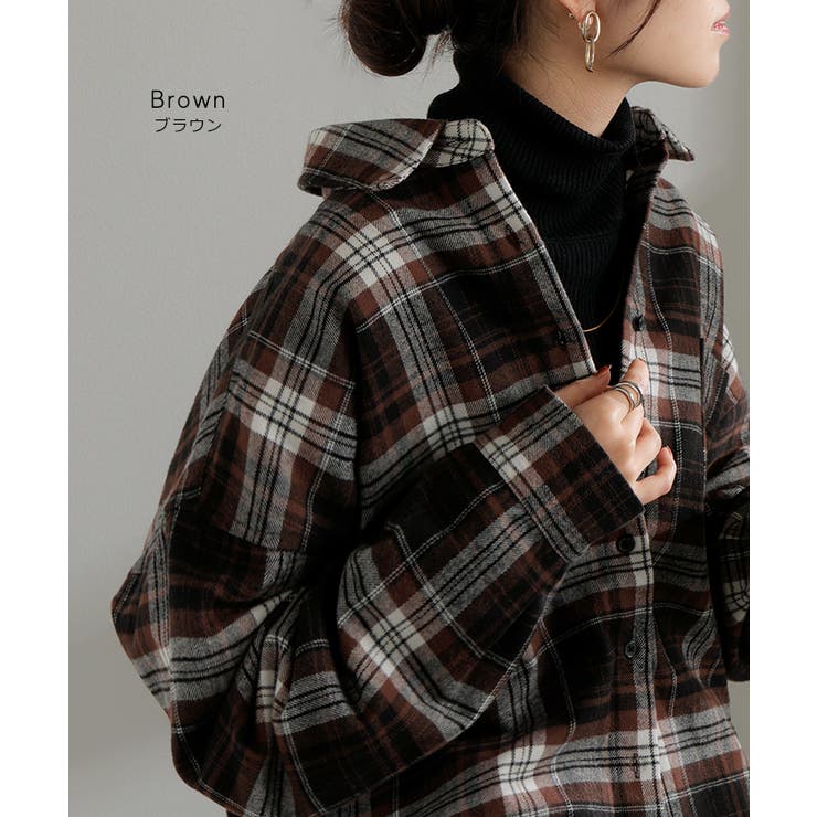 シャツ 綿100％ ネルシャツ | HUG.U | 詳細画像15 