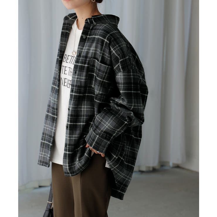 シャツ 綿100％ ネルシャツ | HUG.U | 詳細画像3 