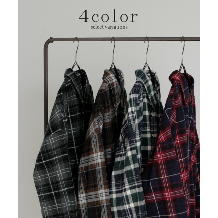 シャツ 綿100％ ネルシャツ | HUG.U | 詳細画像9 