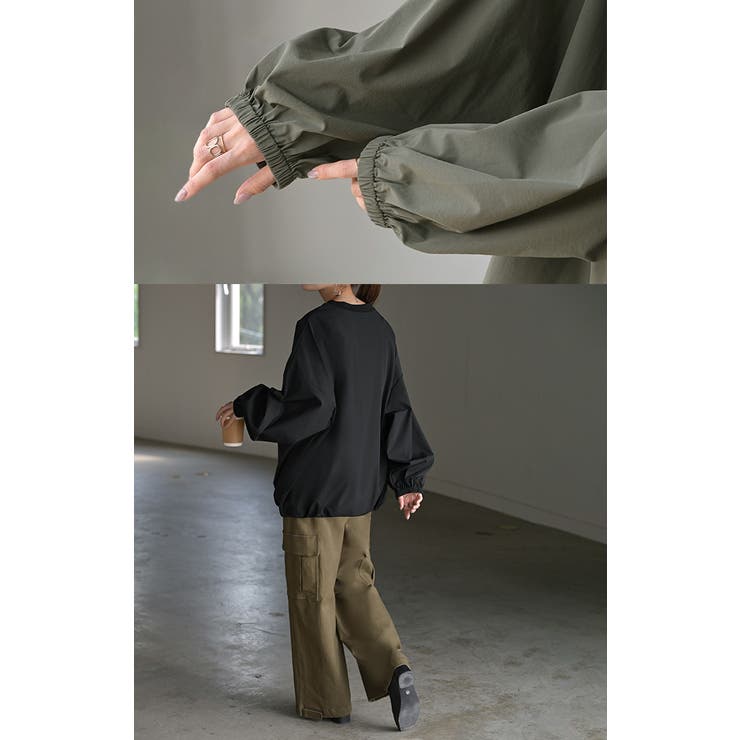 トップス プルオーバー ナイロン | HUG.U | 詳細画像8 