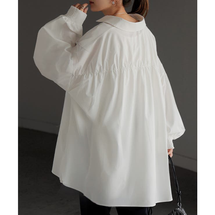 ホワイト | シャツ レディース バックシャン | HUG.U