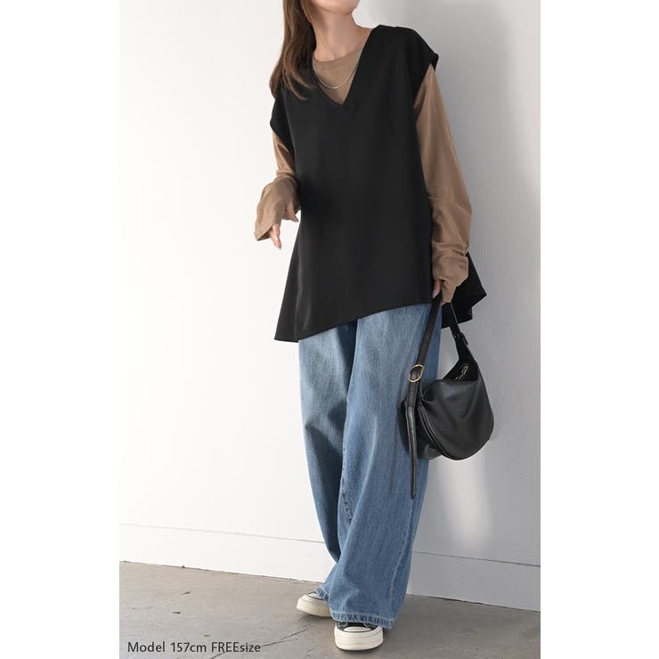 ベスト ジレ ロングベスト | HUG.U | 詳細画像4 