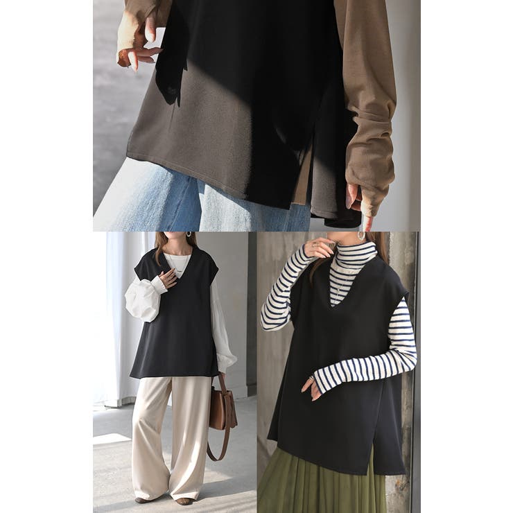 ベスト ジレ ロングベスト | HUG.U | 詳細画像8 