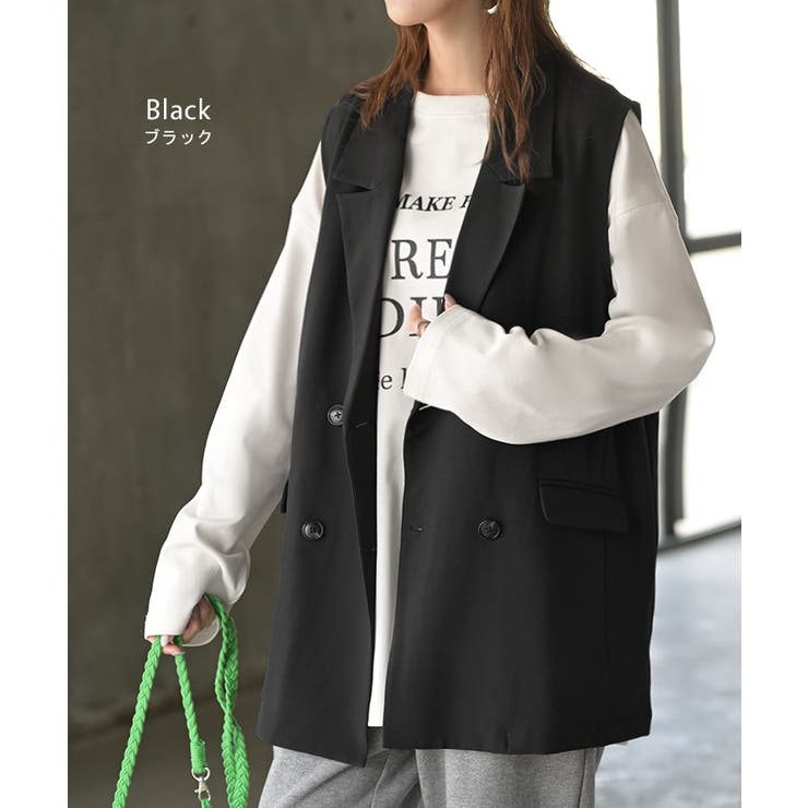 ジレ ウール ライク | HUG.U | 詳細画像10 