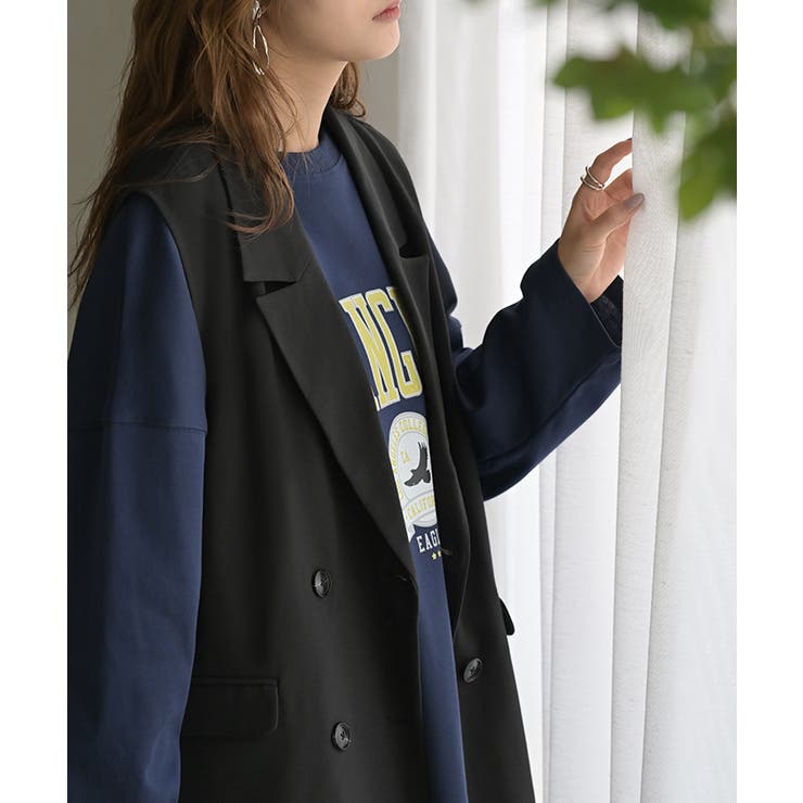 ジレ ウール ライク | HUG.U | 詳細画像11 