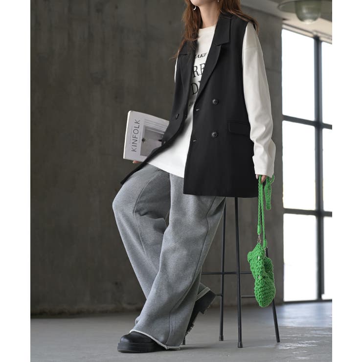 ジレ ウール ライク | HUG.U | 詳細画像16 