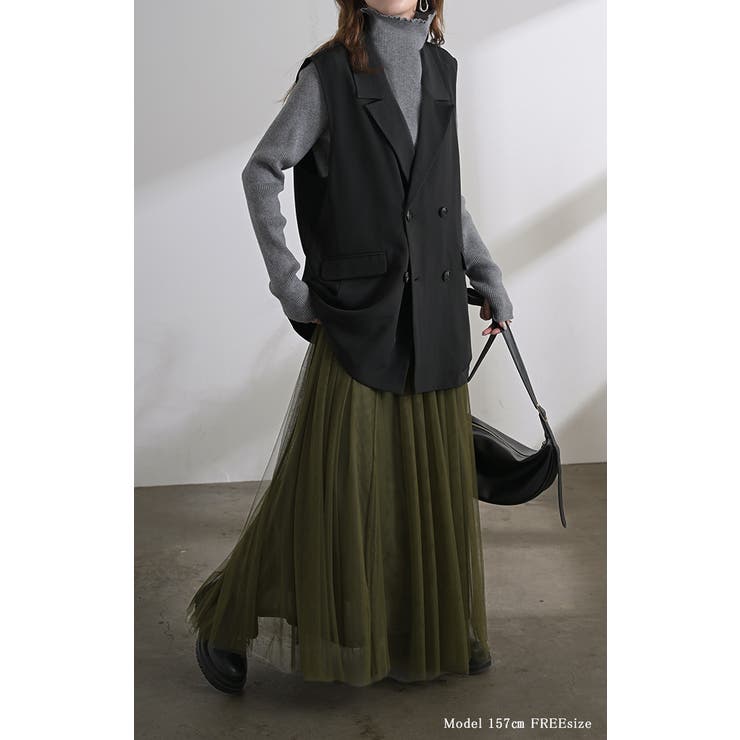 ジレ ウール ライク | HUG.U | 詳細画像18 