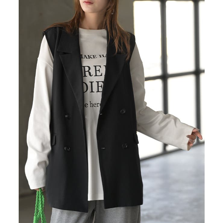 ジレ ウール ライク | HUG.U | 詳細画像5 