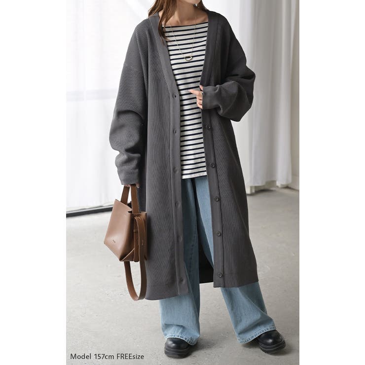 ニット スポンジニット カーディガン | HUG.U | 詳細画像8 