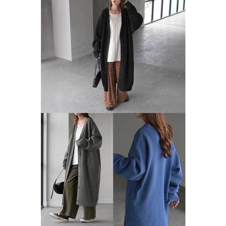 ニット スポンジニット カーディガン | HUG.U | 詳細画像9 