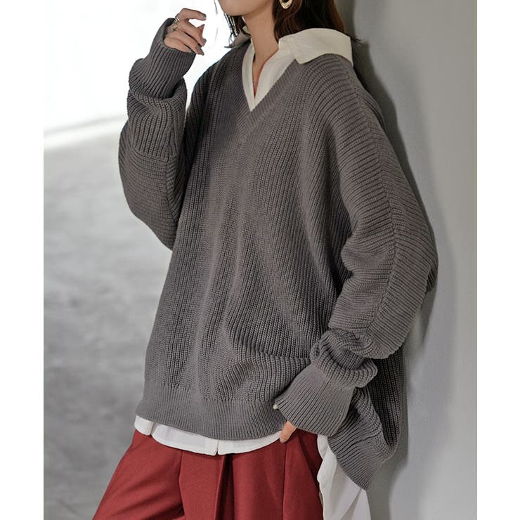 ニット ロング レディース | HUG.U | 詳細画像21 