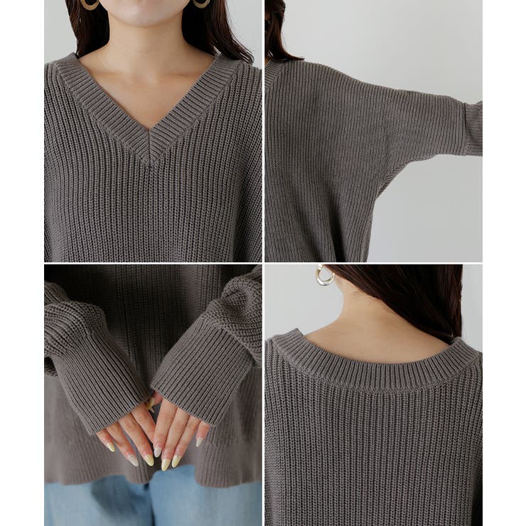 ニット ロング レディース | HUG.U | 詳細画像22 