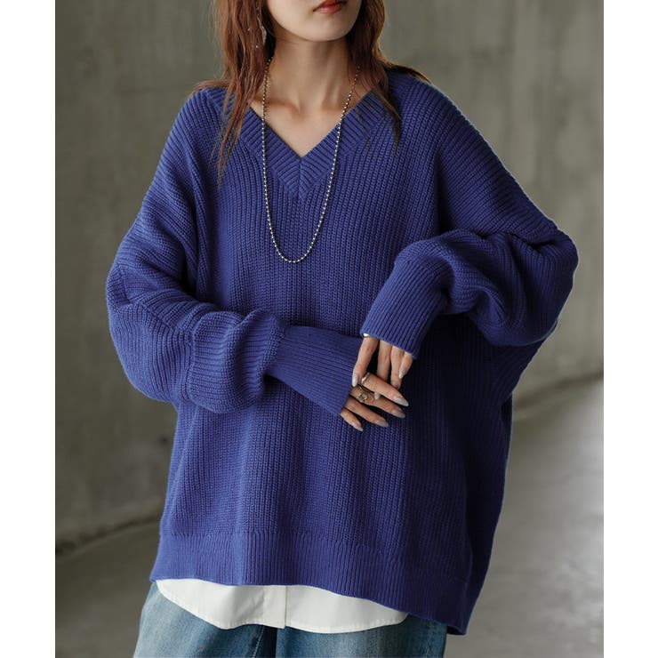 ニット ロング レディース | HUG.U | 詳細画像5 