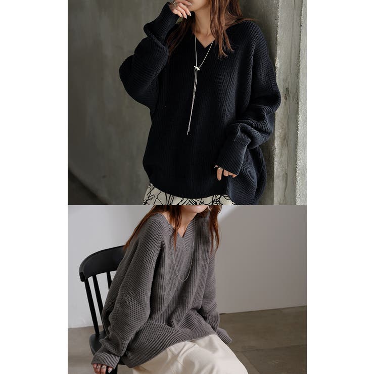 ニット ロング レディース | HUG.U | 詳細画像7 