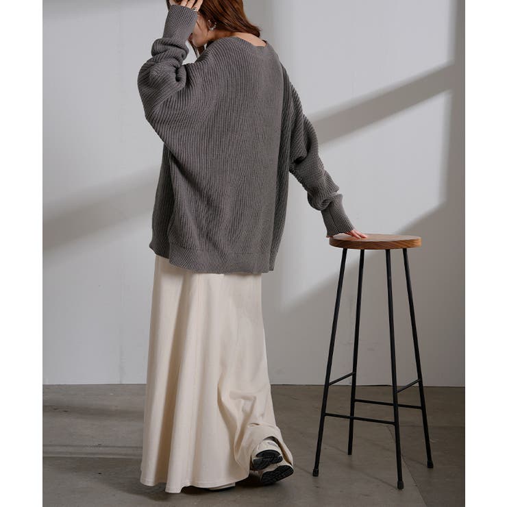 ニット ロング レディース | HUG.U | 詳細画像9 