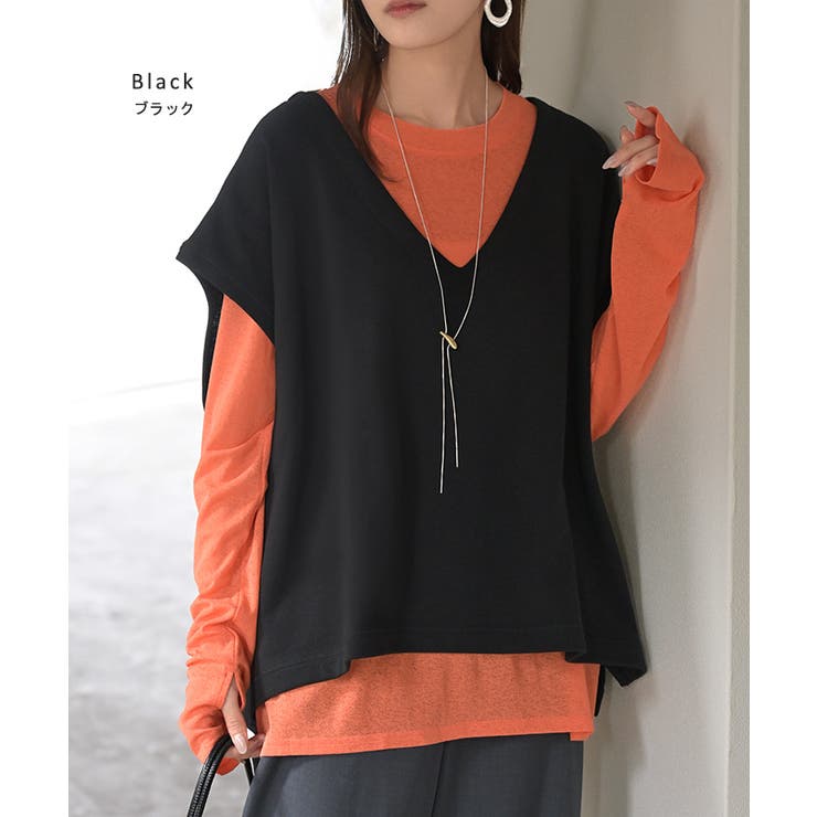 ベスト 深V ウラケ | HUG.U | 詳細画像15 