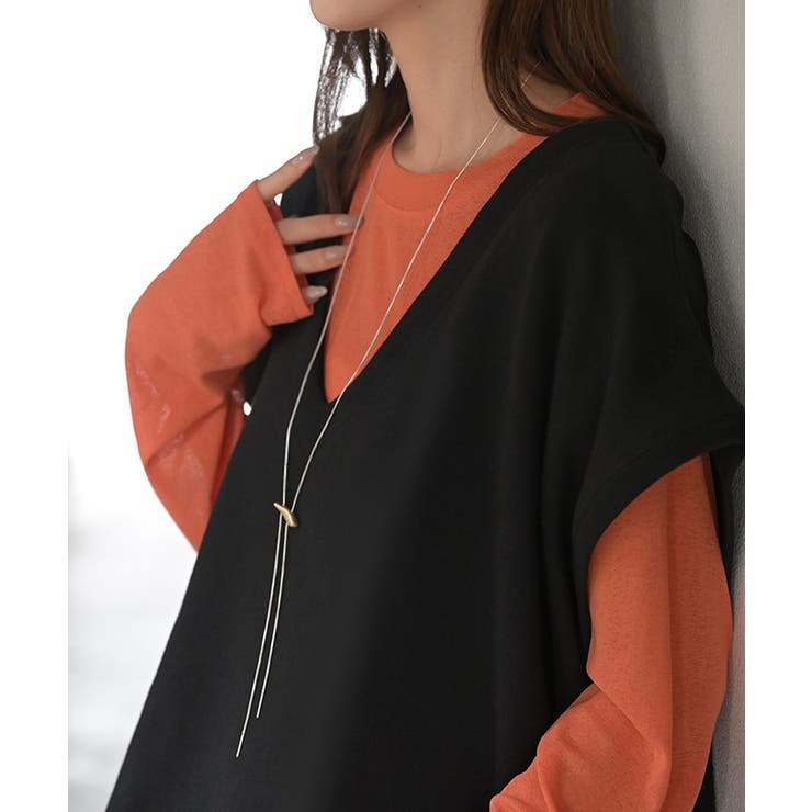 ベスト 深V ウラケ | HUG.U | 詳細画像4 