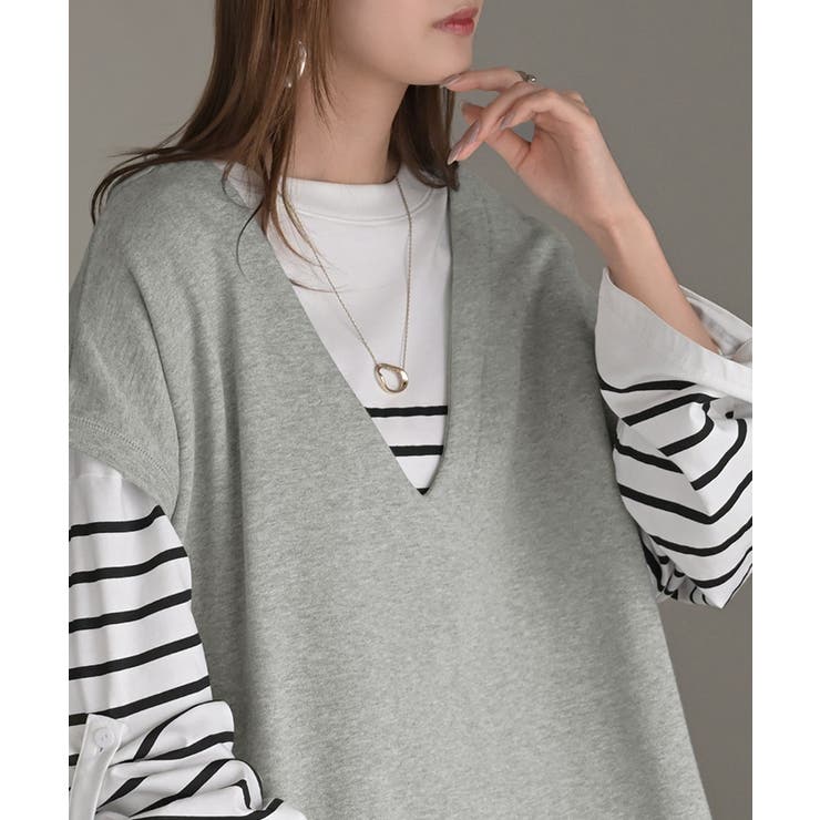 ベスト 深V ウラケ | HUG.U | 詳細画像9 